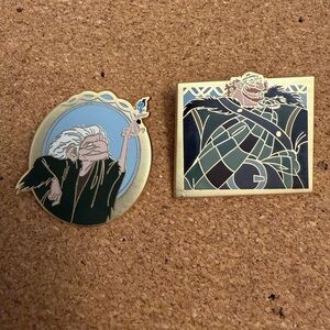 Authentic Disney Brave Witch and King Fergus Set of Two Pins